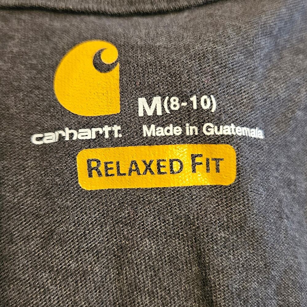 Carhartt Relaxed Fit Graphic T-Shirt Gray Medium M 8 10 Casual Workwear Outdoor - Picture 4 of 9